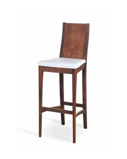 Barová stolička ARCA s čalúneným sedadlom